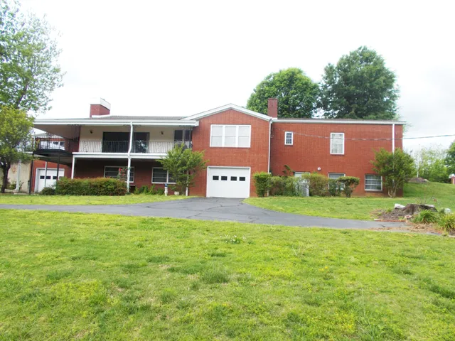 a view of a building with a street