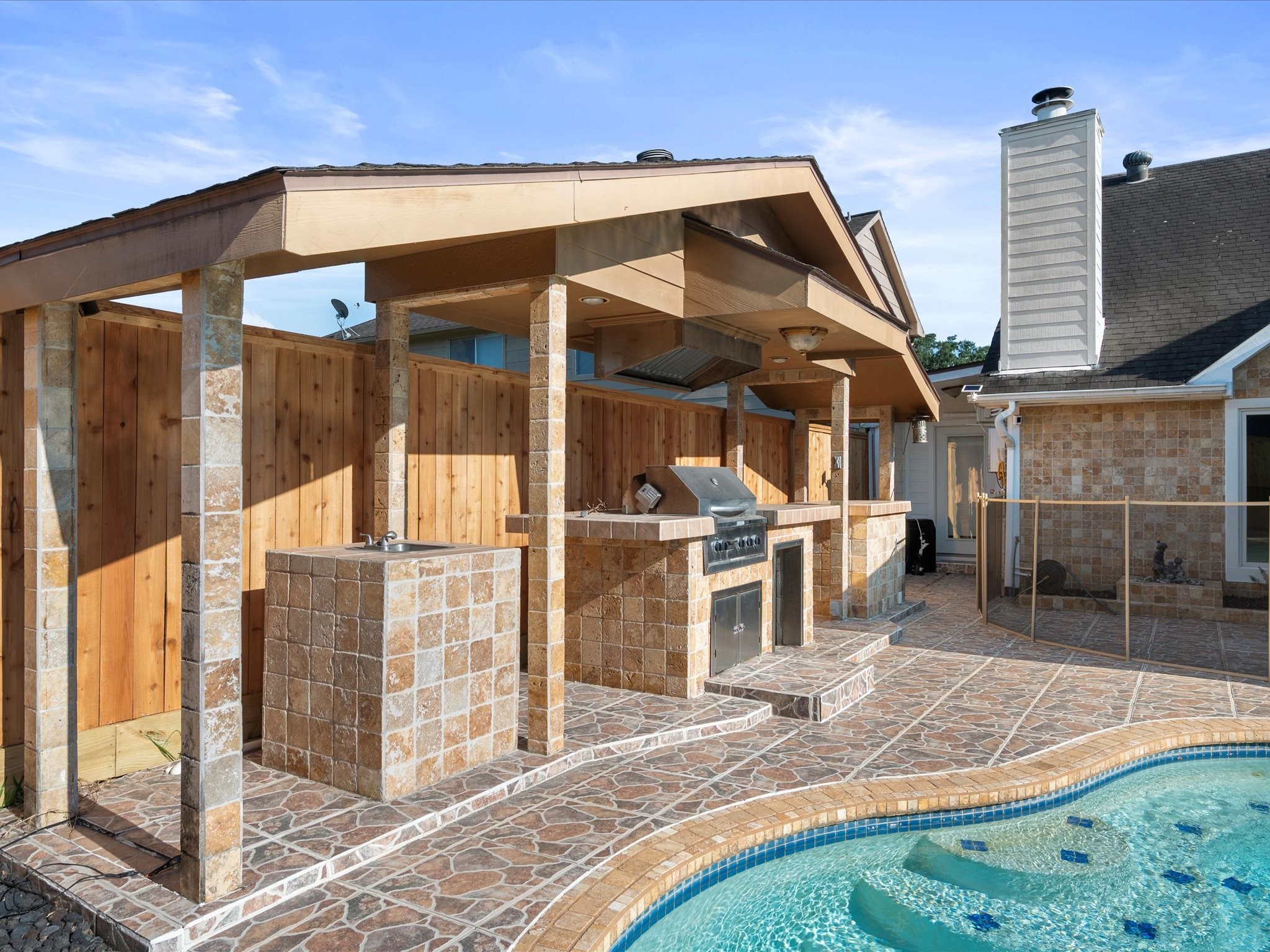 21450 Park Post Lane Katy, TX 77450 - Photo 33 of 46 Outdoor kitchen.