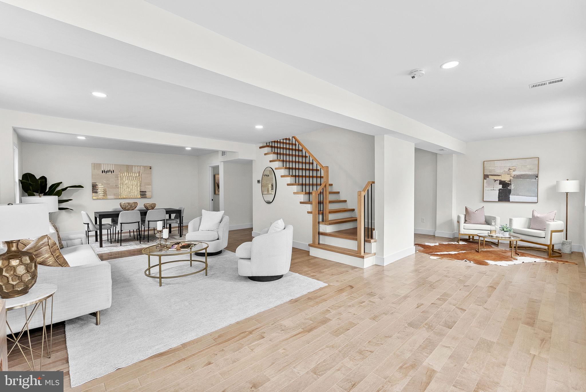 1805 South Pollard Street Arlington, VA 22204 - Photo 5 of 55 a living room with furniture and a wooden floor