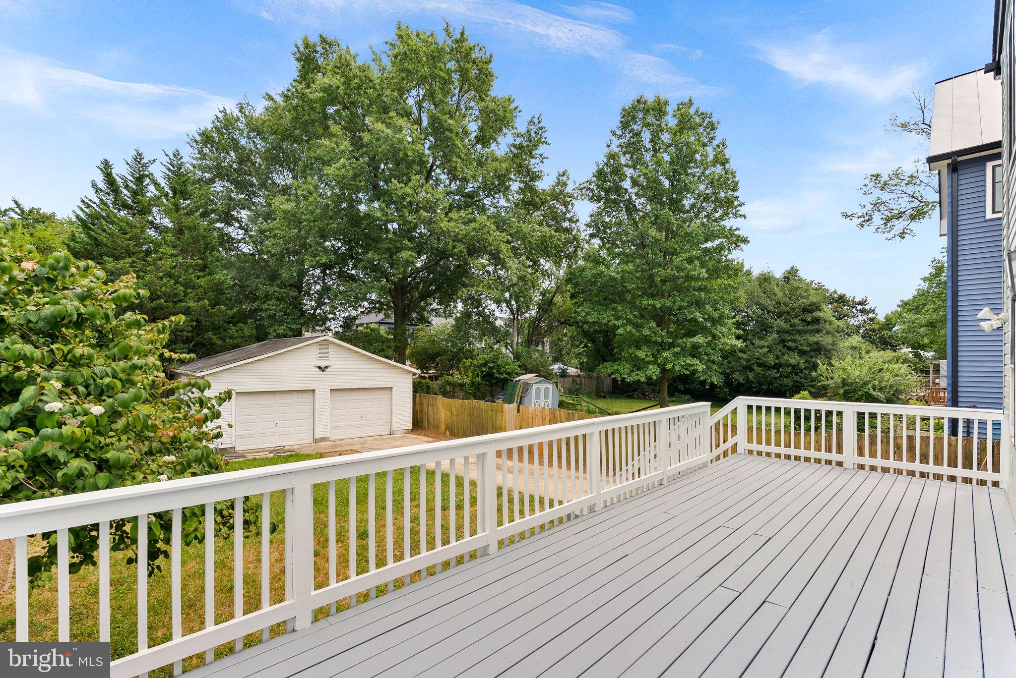 1805 South Pollard Street Arlington, VA 22204 - Photo 53 of 55 a view of balcony with wooden floor and fence