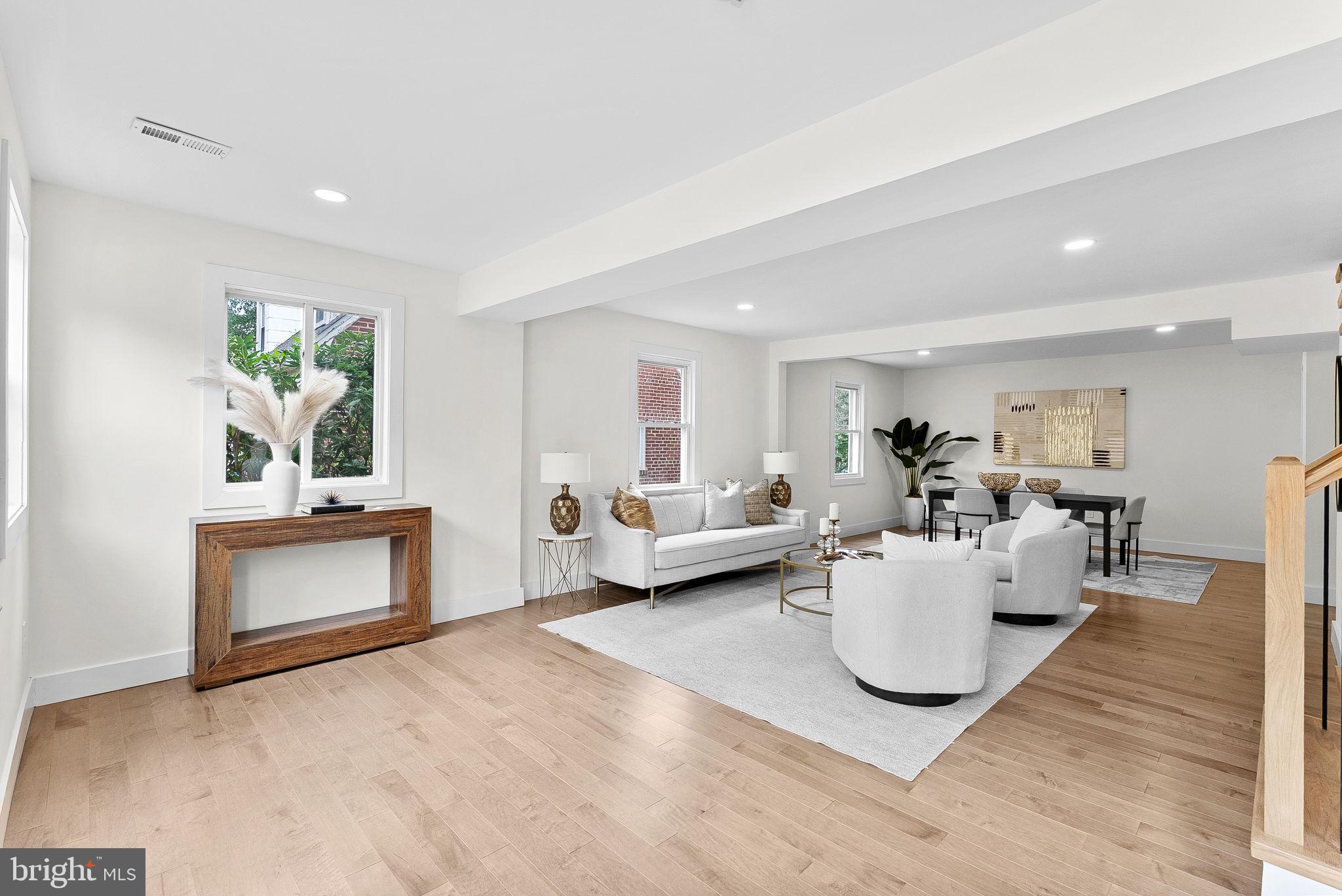 1805 South Pollard Street Arlington, VA 22204 - Photo 6 of 55 a living room with furniture and a wooden floor