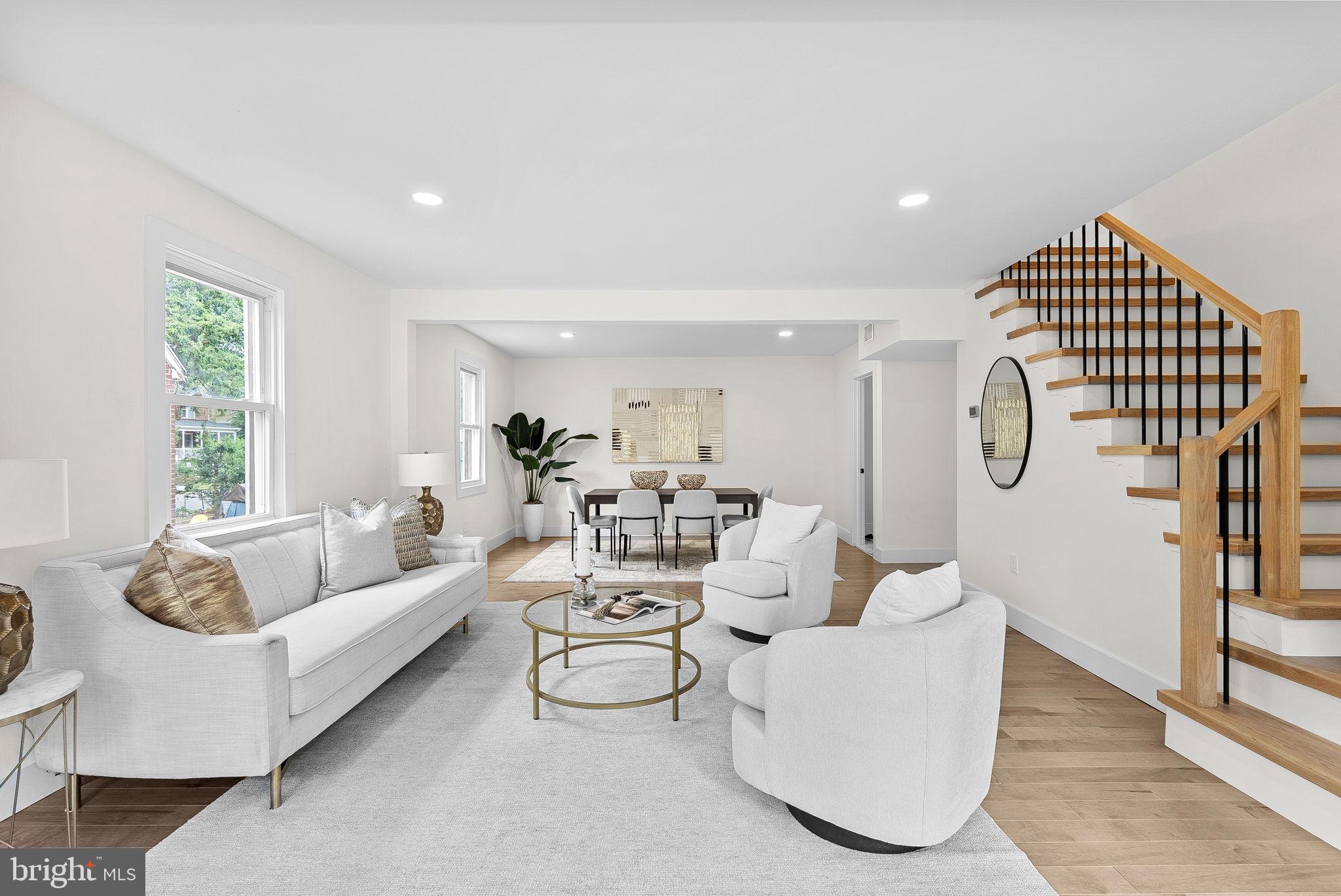 1805 South Pollard Street Arlington, VA 22204 - Photo 7 of 55 a living room with furniture white walls and a large window