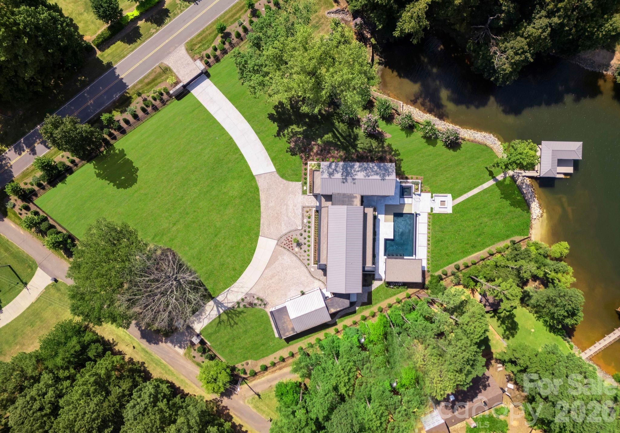 2536 Brawley School Road Mooresville, NC 28117 - Photo 48 of 48 an aerial view of a house