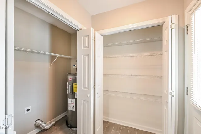 a view of a walk in closet