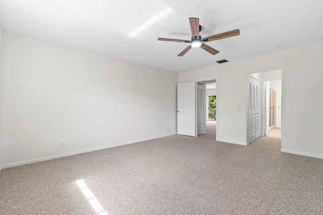 a view of an empty room