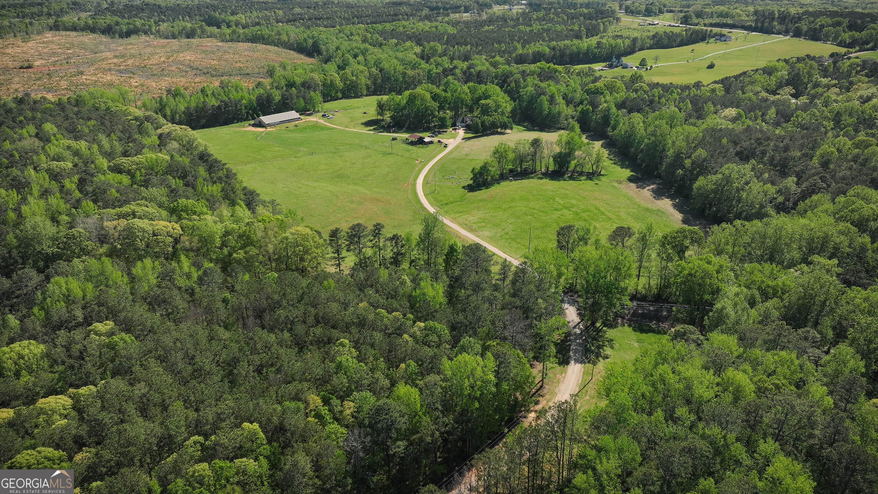 201 Little New York Road Carrollton, GA 30116 - Photo 18 of 29 an aerial view of a house with a yard