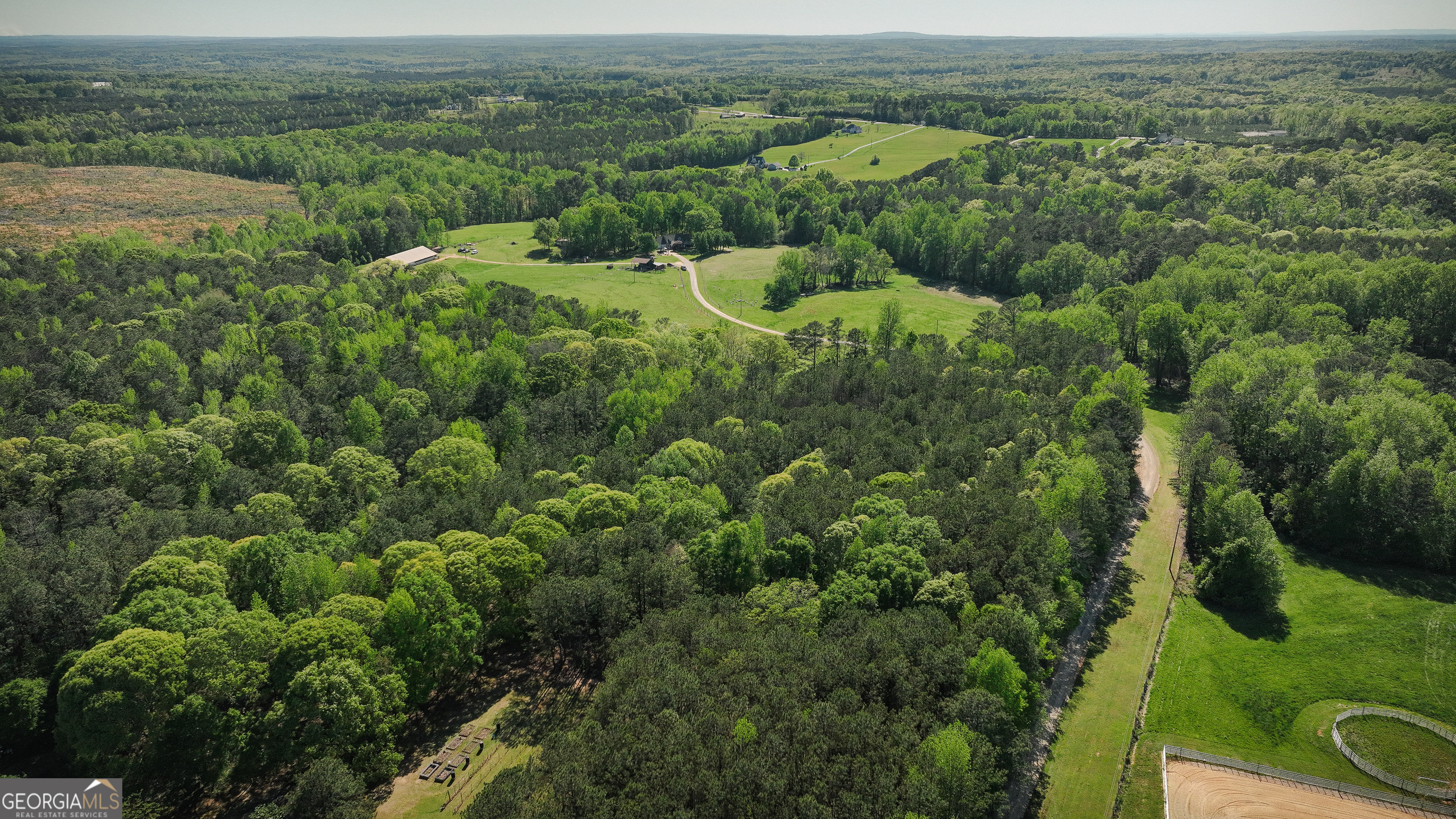 201 Little New York Road Carrollton, GA 30116 - Photo 20 of 29 an aerial view of residential houses with outdoor space and trees