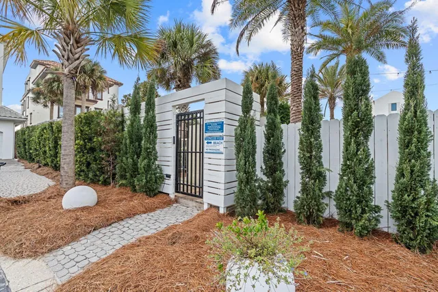 a view of a backyard of a house