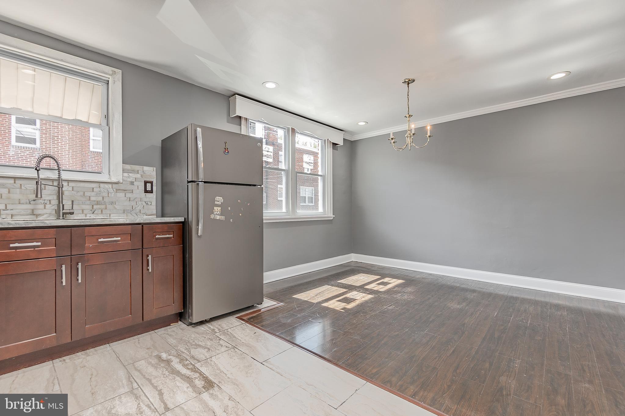 7278 Lamport Road Upper Darby, PA 19082 - Photo 14 of 29 a view of kitchen with a refrigerator cabinets and a dishwasher