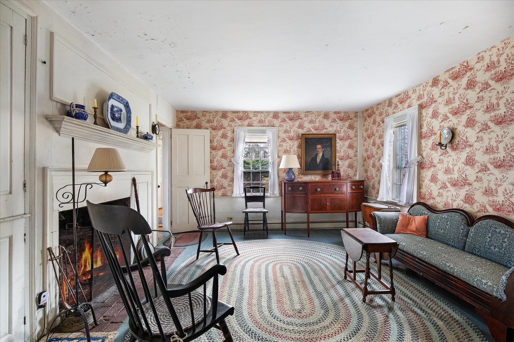 495 Chequessett Neck Road Wellfleet, MA 02667 - Photo 21 of 30 a living room with furniture and wooden floor