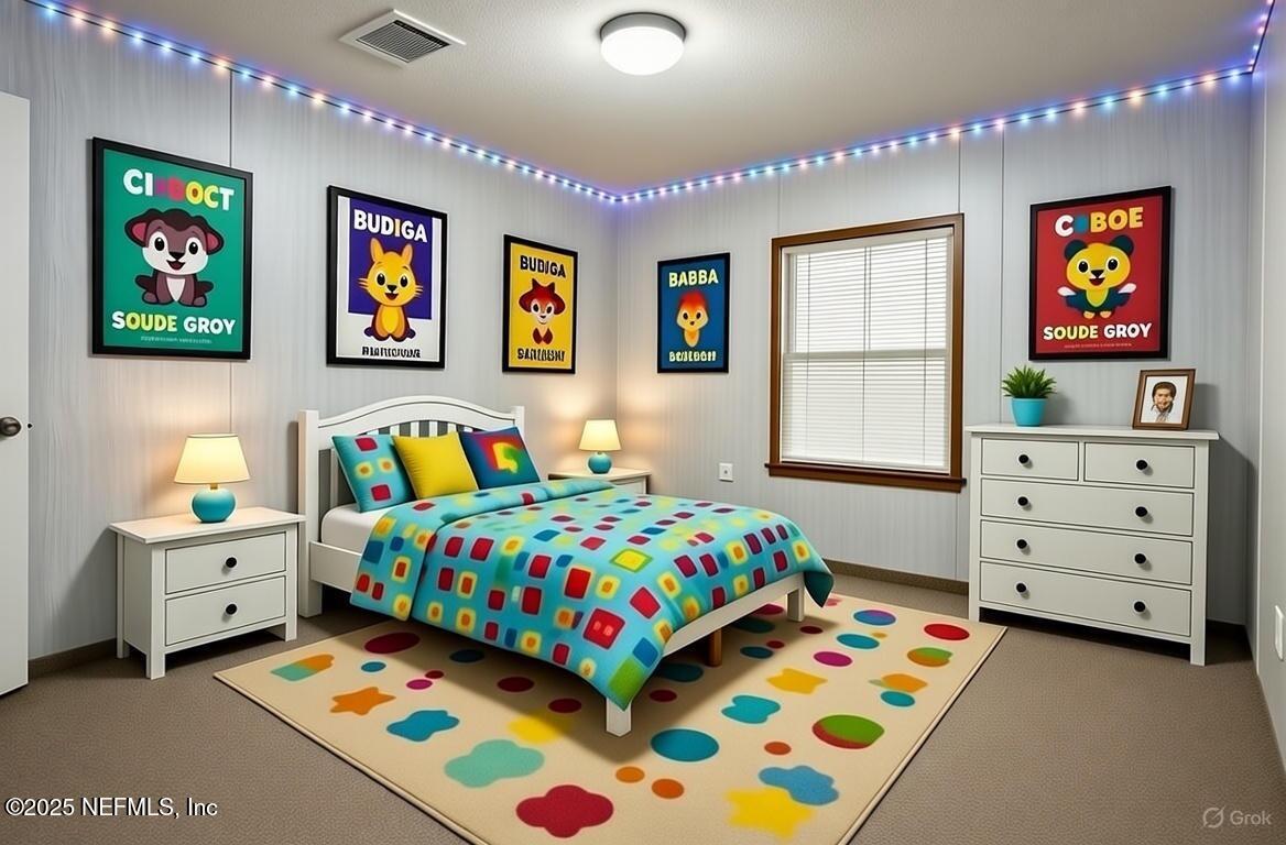 1001 Shell Street Welaka, FL 32193 - Photo 18 of 28 a bedroom that has a bed and a dresser in it