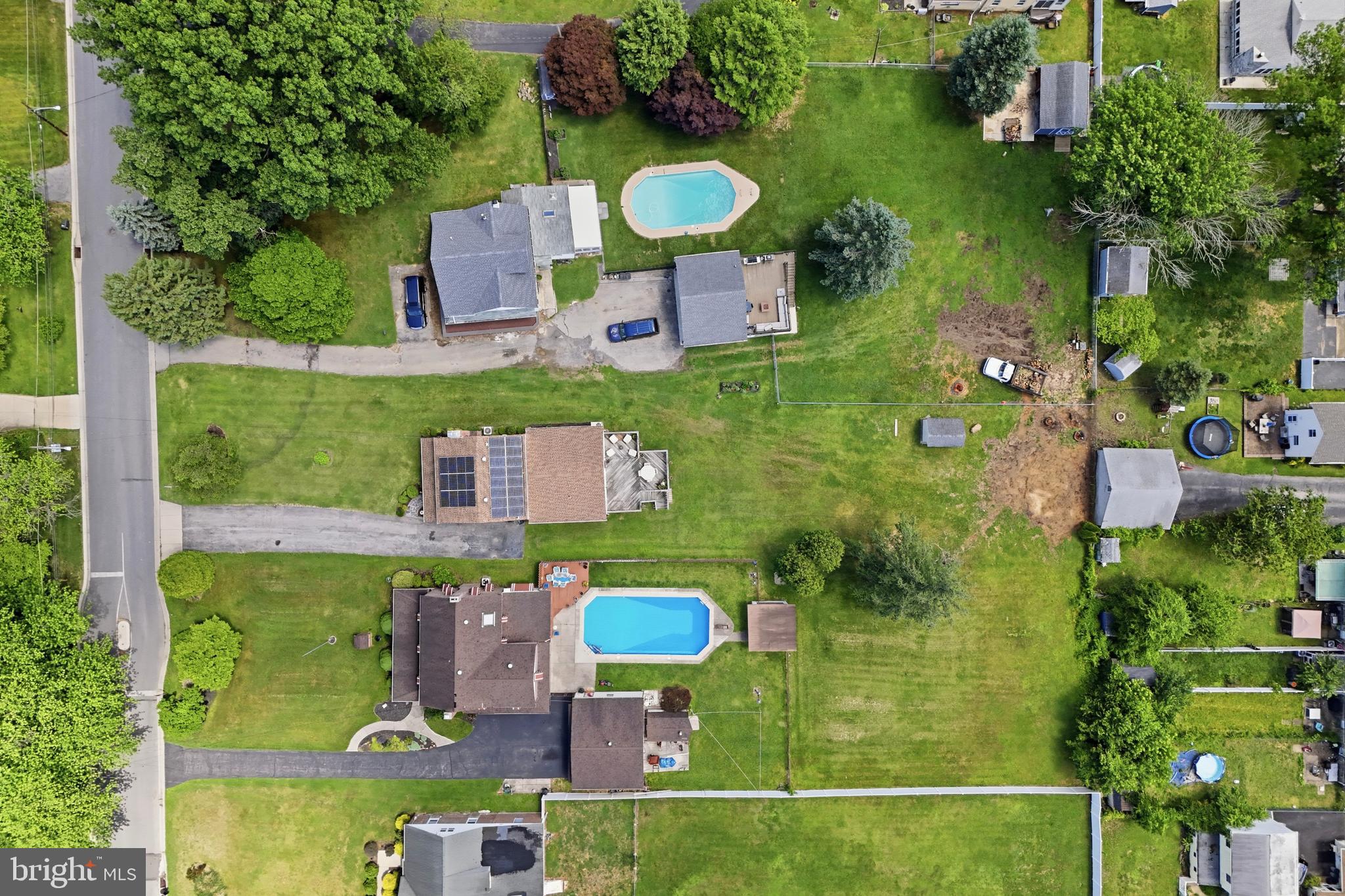 1004 Green Lane Secane, PA 19018 - Photo 45 of 49 an aerial view of residential houses with outdoor space and street view