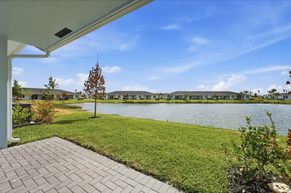 a house view with a garden space