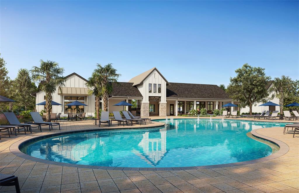 3734 Obsidian Drive Spring Hill, FL 34609 - Photo 23 of 25 a view of a house with pool yard and outdoor seating