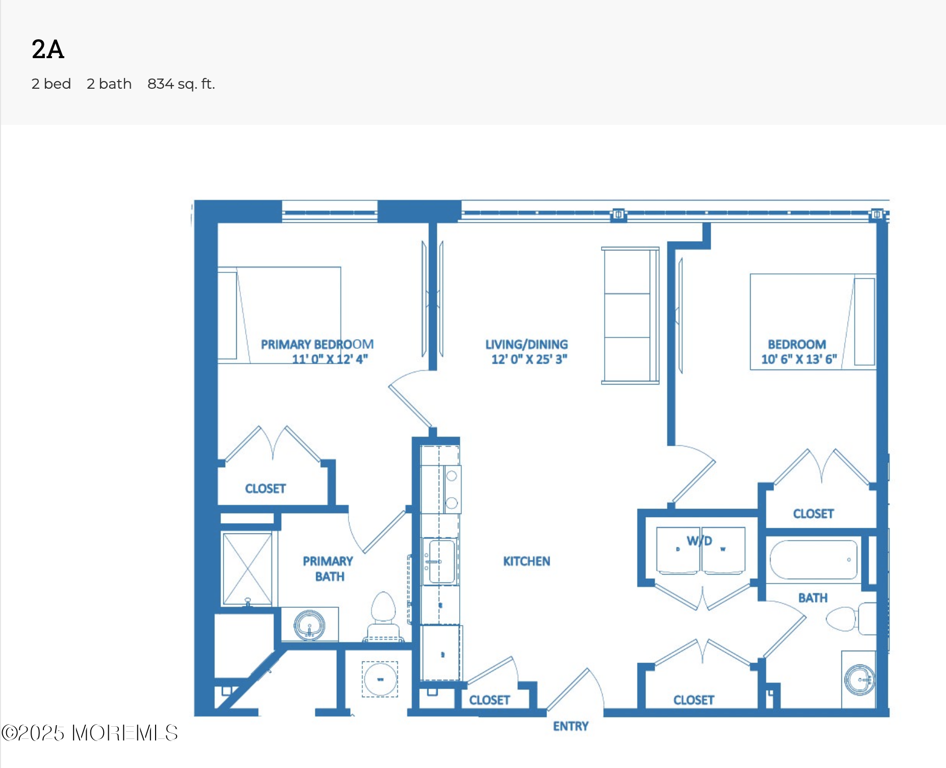 179 Chelsea Avenue, Unit 201 Long Branch, NJ 07740 - Photo 5 of 6 a picture of a floor plan