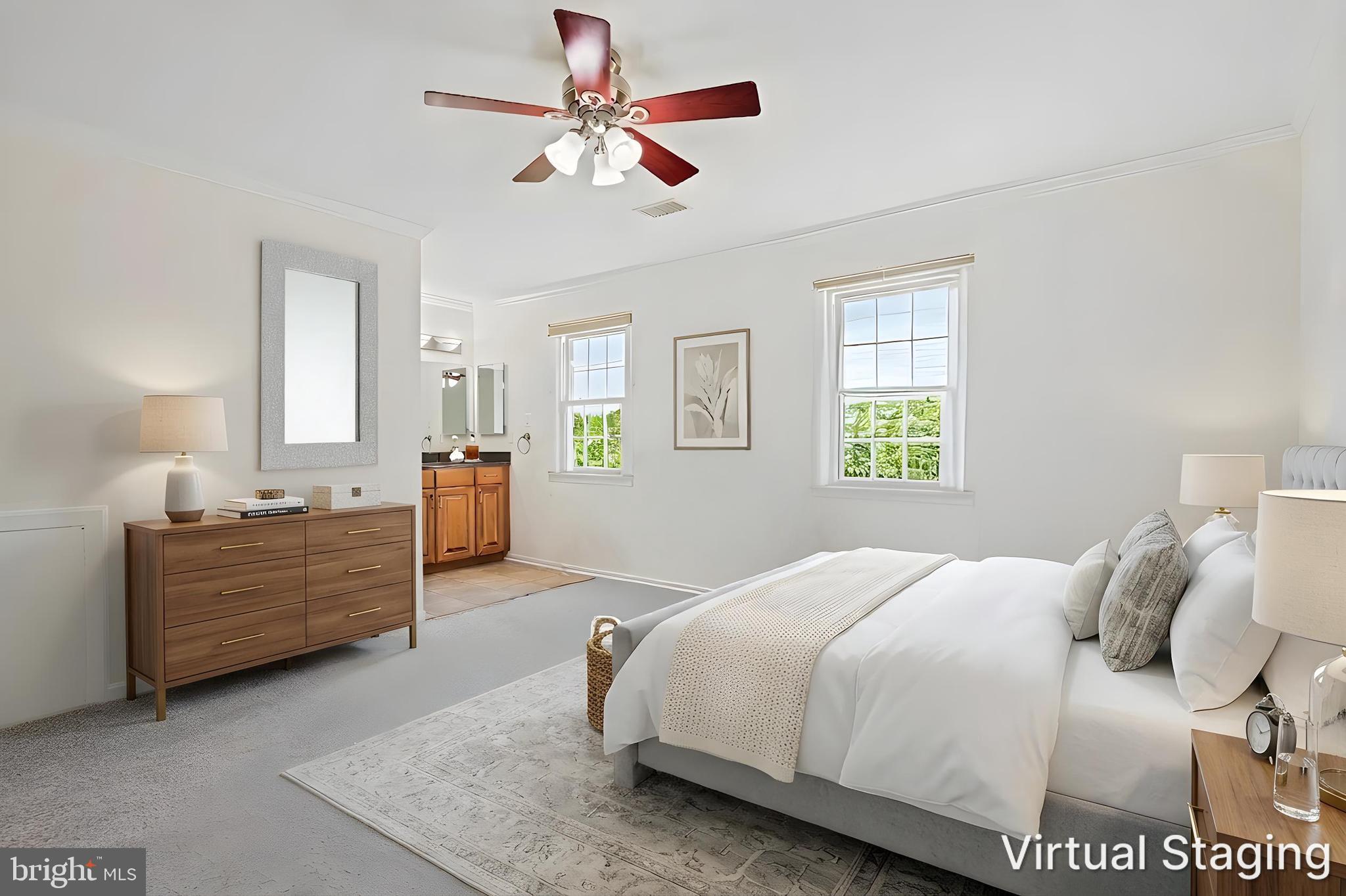 7422 Timberock Road Falls Church, VA 22043 - Photo 20 of 48 King-Sized Primary Suite