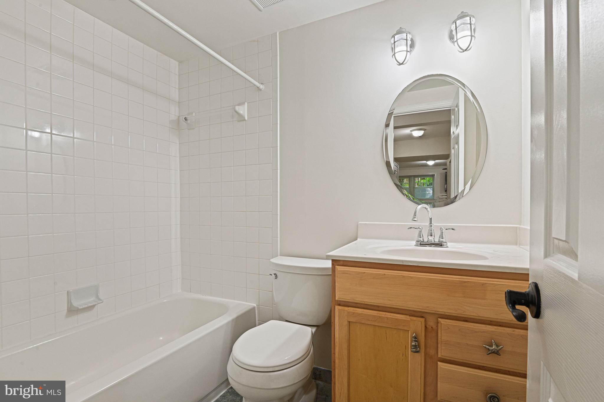 7422 Timberock Road Falls Church, VA 22043 - Photo 37 of 48 Updated Full Bath on Lower Level for Versatility