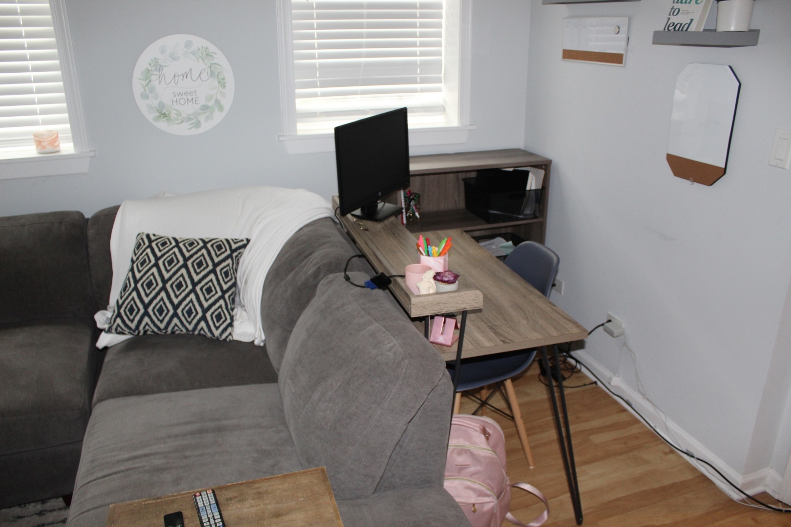 3745 West Argyle Street, Unit 1 Chicago, IL 60625 - Photo 23 of 35 a view of a workspace with a couch