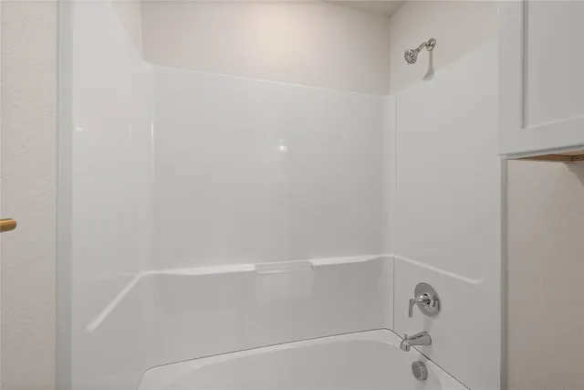 a close up of a bathtub