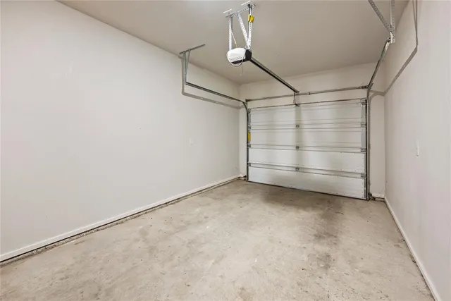 a view of a room with an empty space