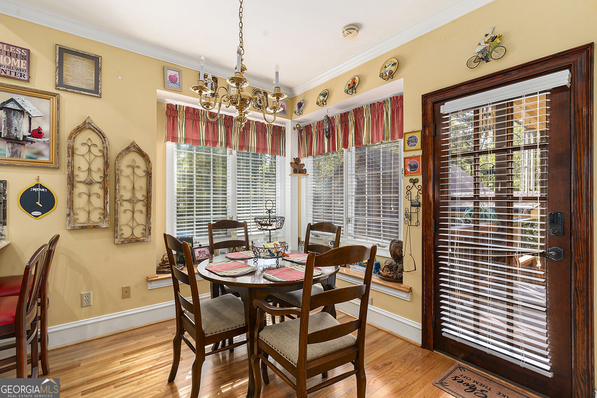455 South Pine Hill Road Griffin, GA 30224 - Photo 11 of 27 a view of a dining room with furniture window and outside view