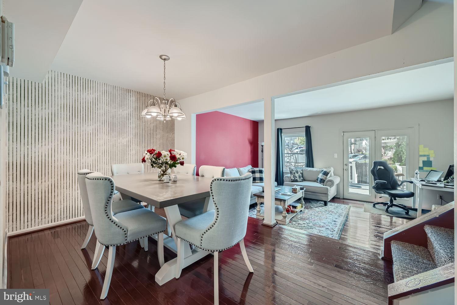 5435 King Arthur Circle Rosedale, MD 21237 - Photo 9 of 28 Modern dining space with stylish accents.