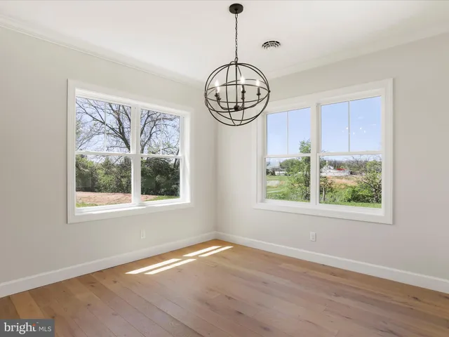 wooden floor in an empty room