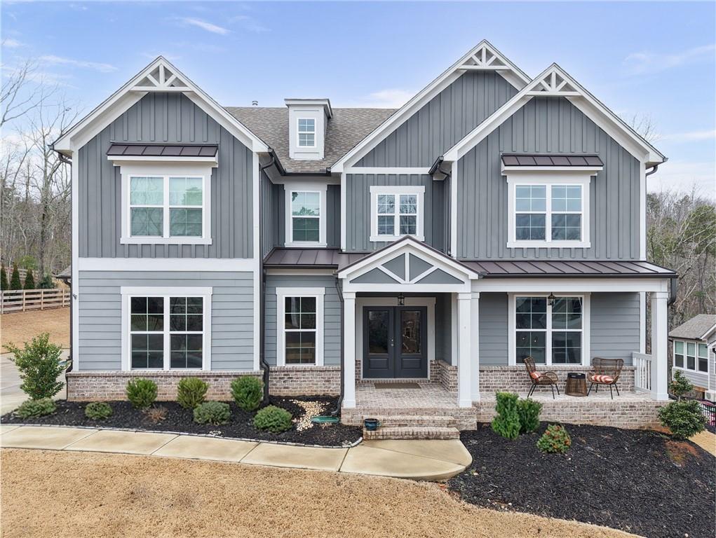 265 Fountain Oak Way Canton, GA 30114 - Photo 3 of 59 front view of a house with a yard