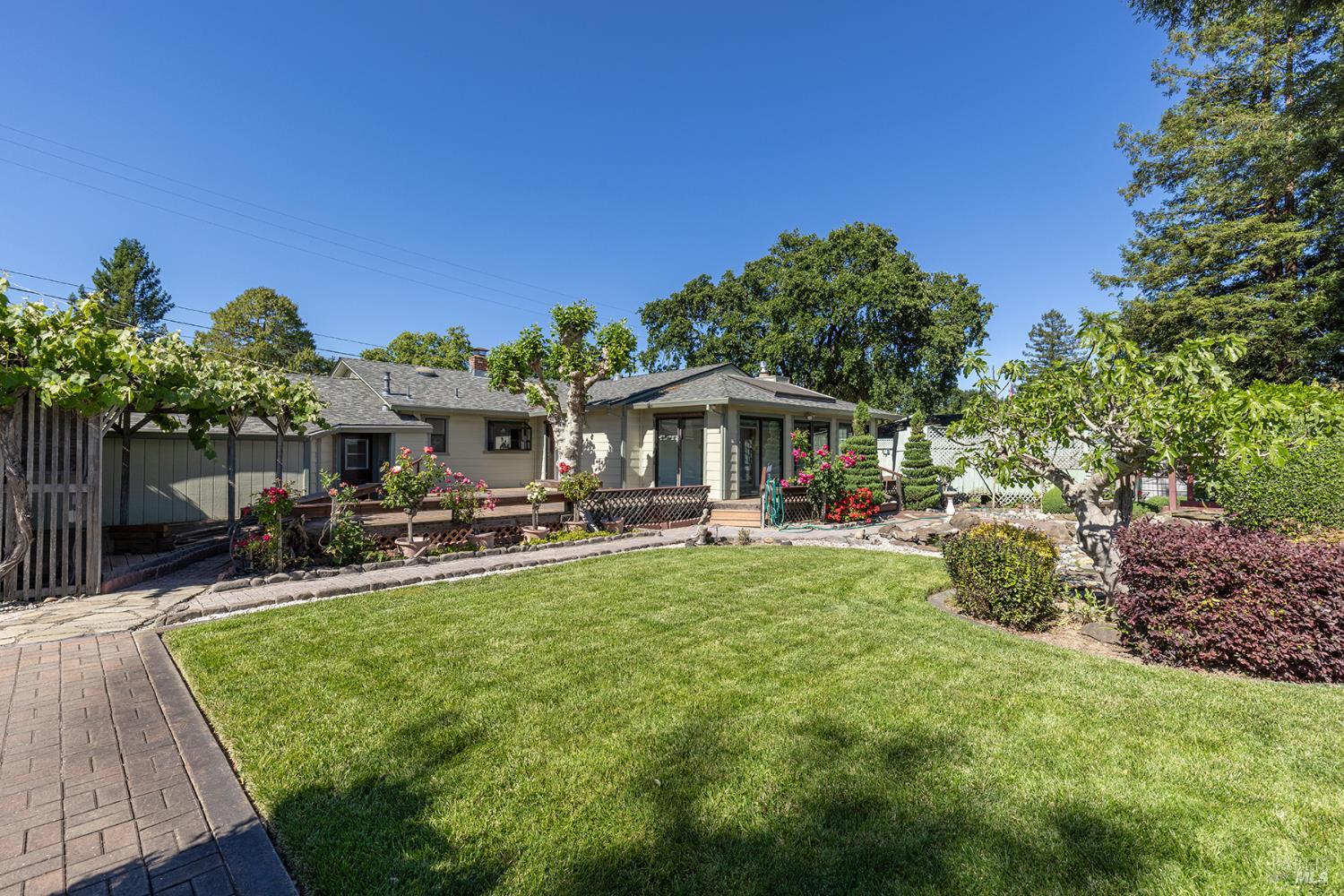 2236 West Hearn Avenue Santa Rosa, CA 95407 - Photo 41 of 56 a view of a house with backyard porch and sitting area