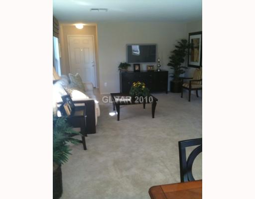 Living Room. Picture of the model home living room