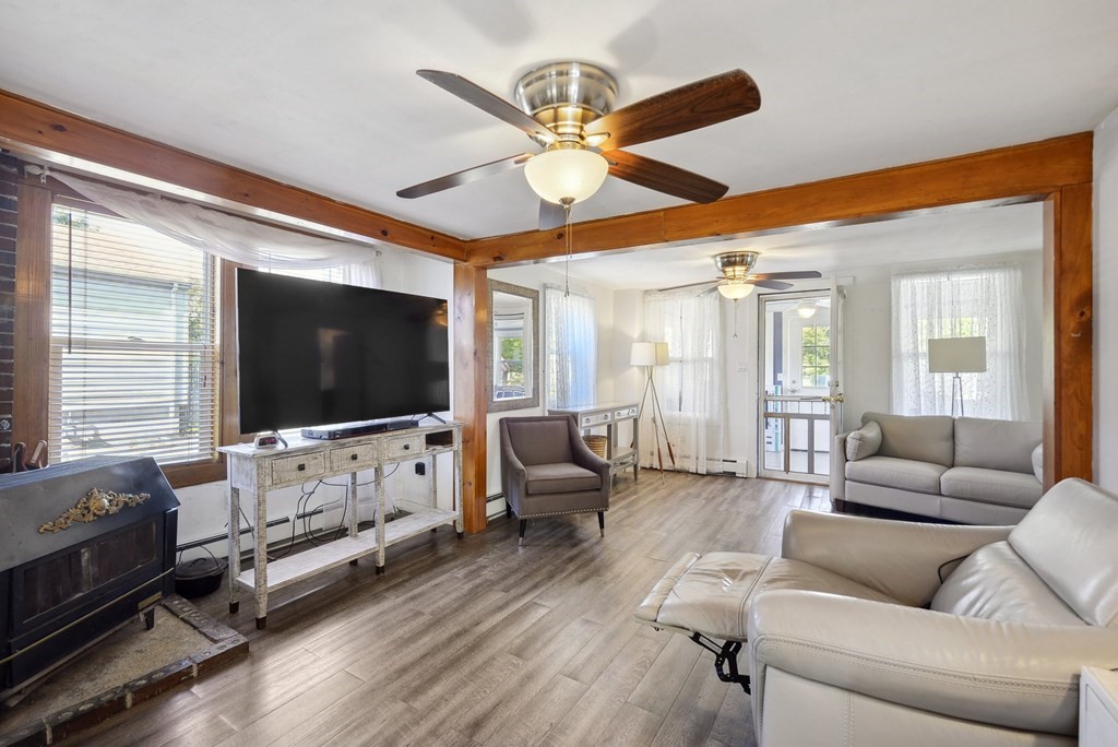 20 13th Street Wareham, MA 02558 - Photo 9 of 30 a living room with furniture and a flat screen tv