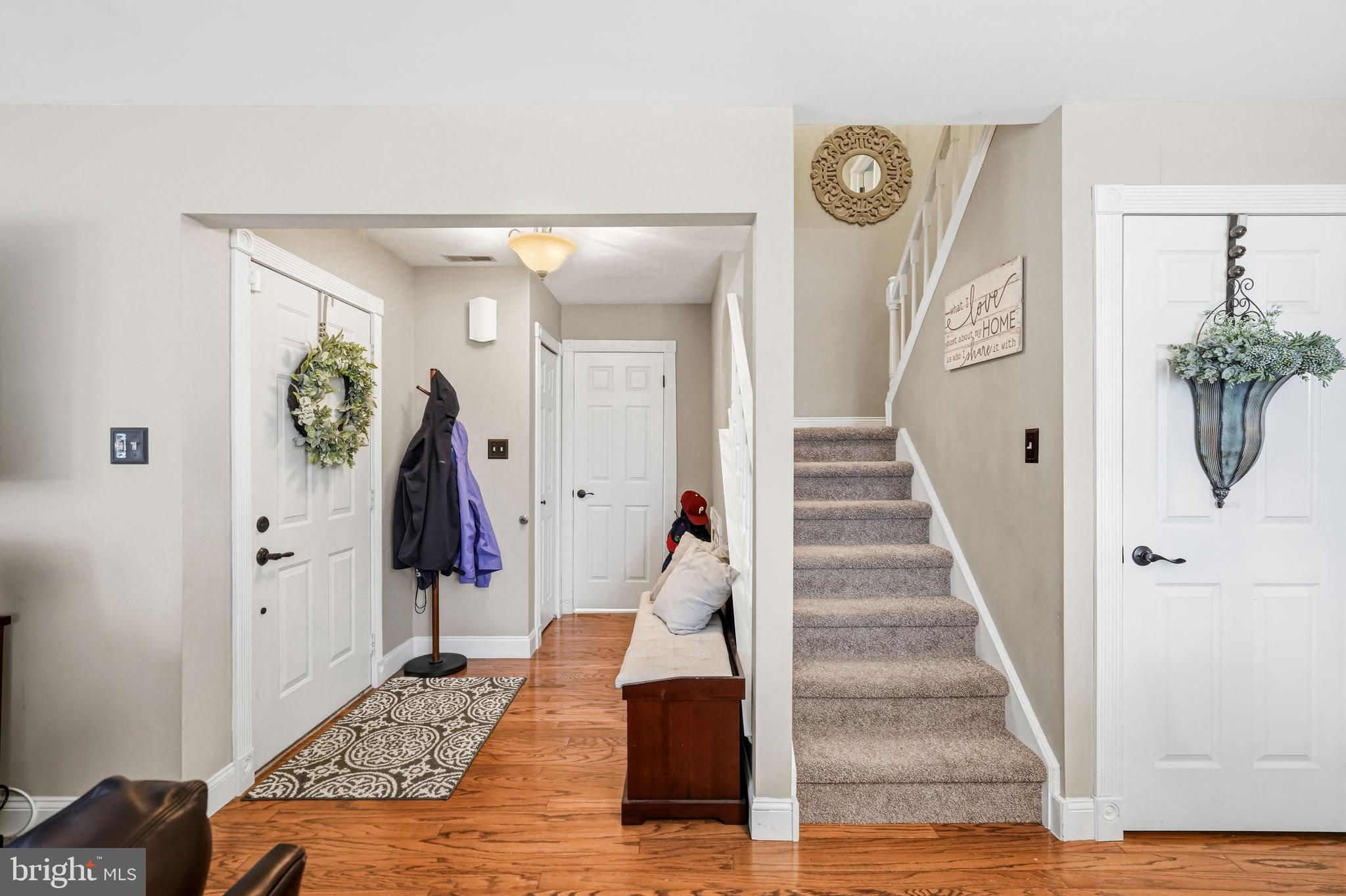 7 Watson Drive Mount Laurel, NJ 08054 - Photo 7 of 42 a view of entryway and hall with wooden floor