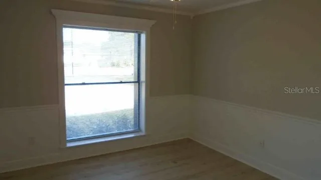 a small space with a window