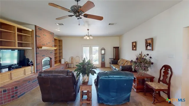 a kitchen with lots of counter top space