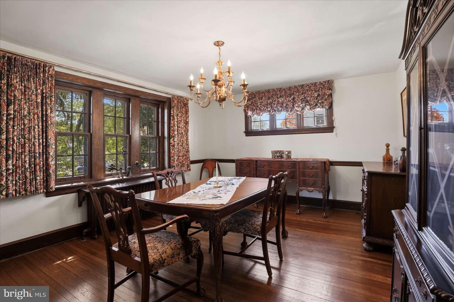273 Strafford Avenue Wayne, PA 19087 - Photo 10 of 42 a view of a dining room with furniture window and wooden floor