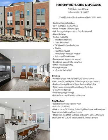 $425,000 | 737 Switchyard Place, Indianapolis, IN 46202