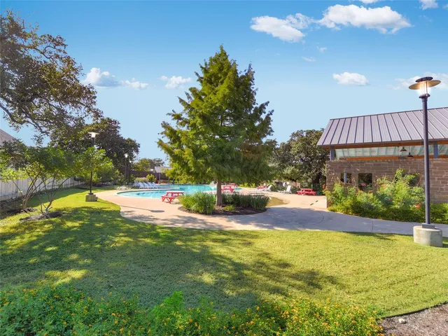 a view of an outdoor space yard patio and swimming pool