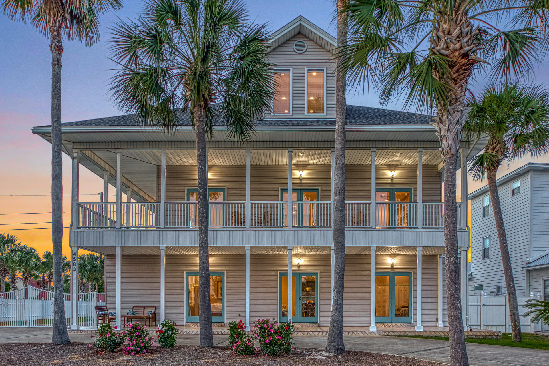 4583 Luke Avenue Destin, FL 32541 - Photo 1 of 86 front view of a house with a palm tree