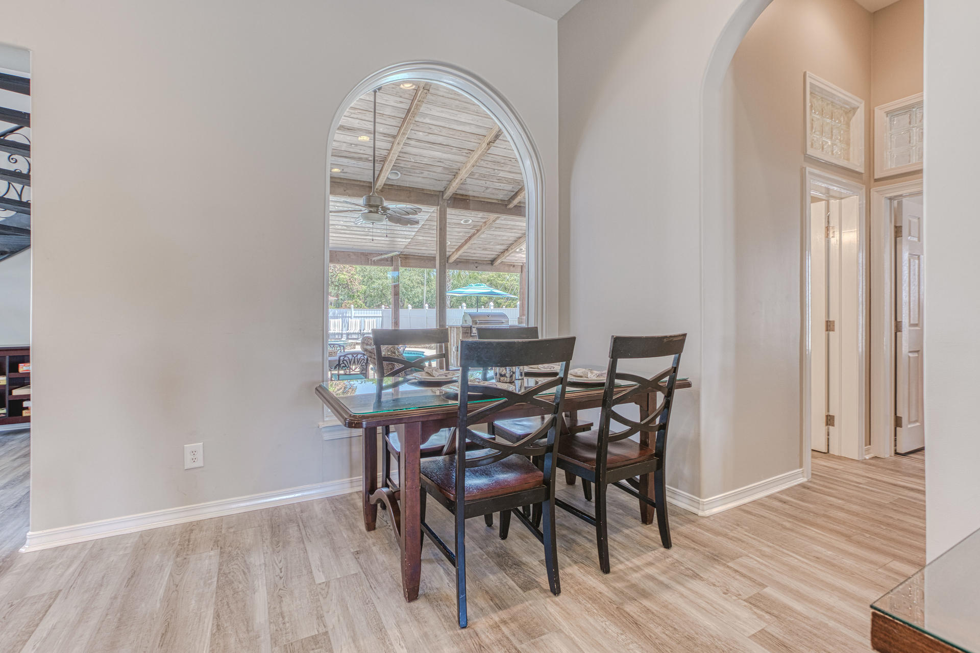 4583 Luke Avenue Destin, FL 32541 - Photo 14 of 86 a view of a dining room with furniture window and outside view