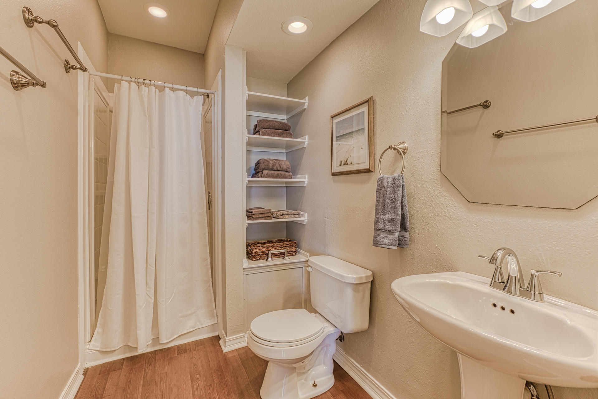 4583 Luke Avenue Destin, FL 32541 - Photo 49 of 86 a bathroom with a toilet sink and shower