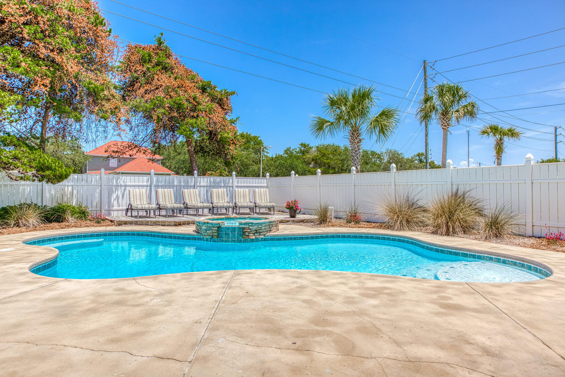4583 Luke Avenue Destin, FL 32541 - Photo 64 of 86 a view of swimming pool with a yard