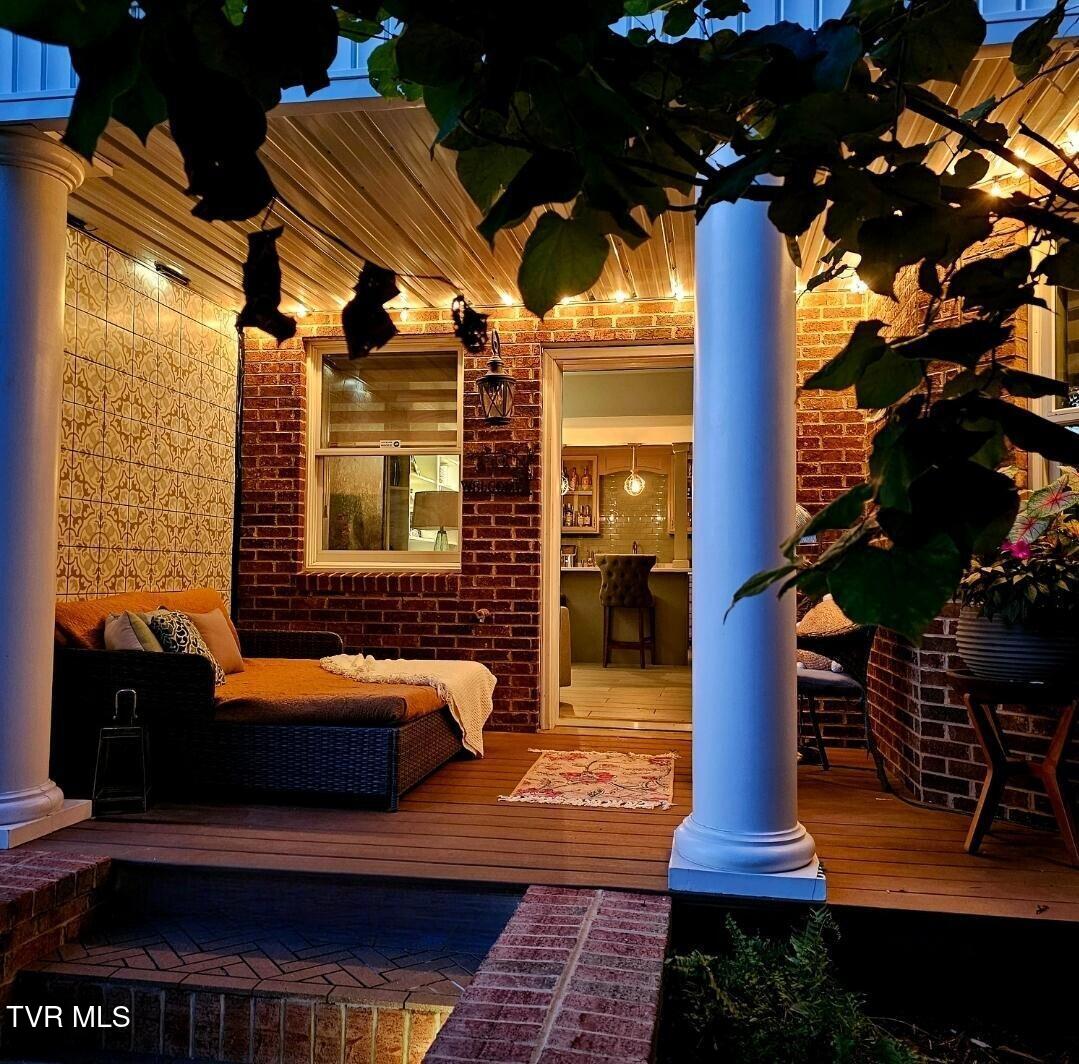 266 Mark Street Gate City, VA 24251 - Photo 86 of 111 Back Porch-night