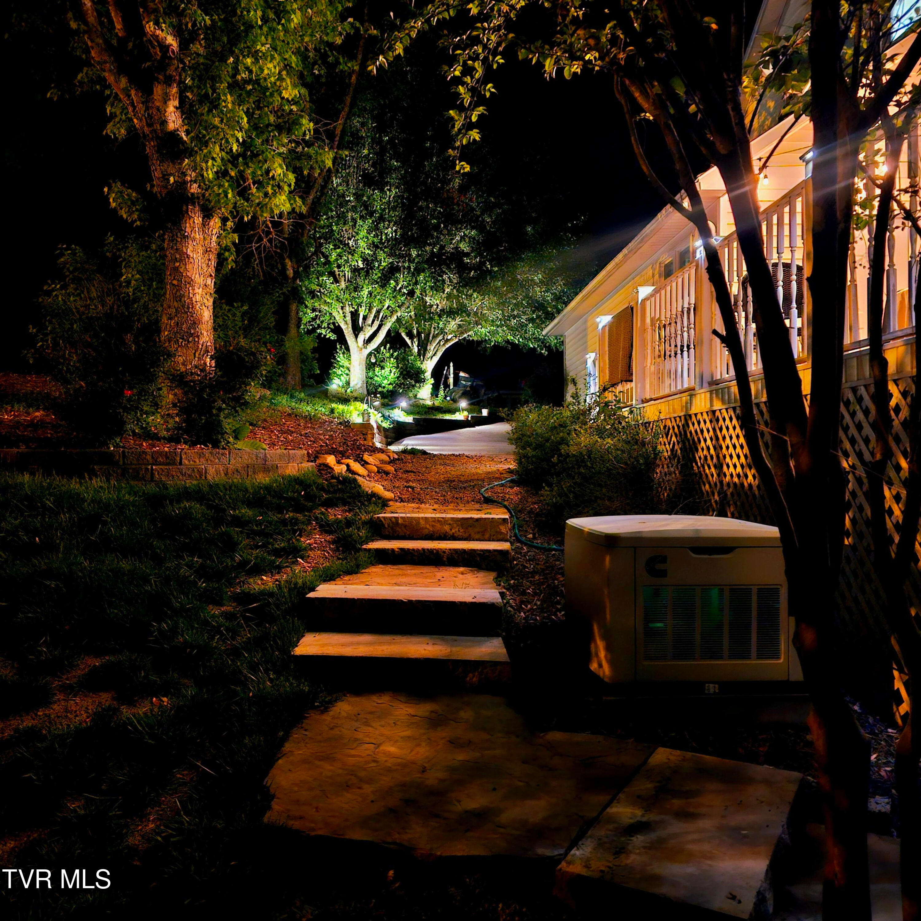 266 Mark Street Gate City, VA 24251 - Photo 92 of 111 Steps at Night-Driveway