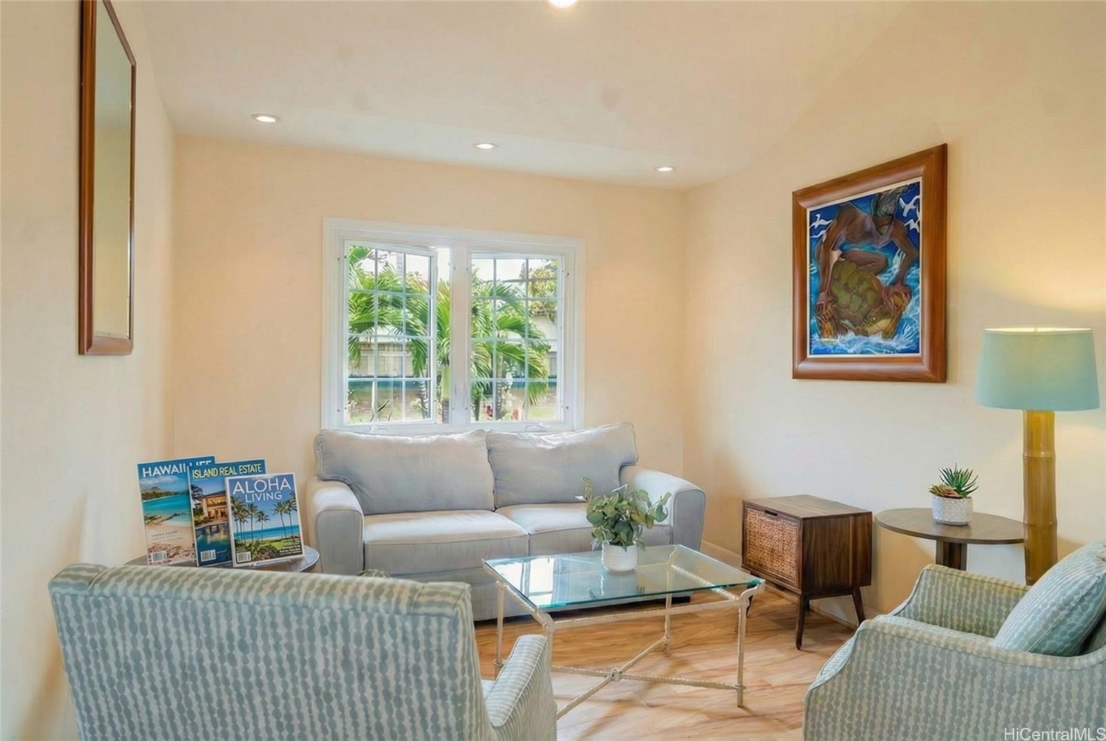 4026 Harding Avenue Honolulu, HI 96816 - Photo 12 of 18 a living room with furniture and a window