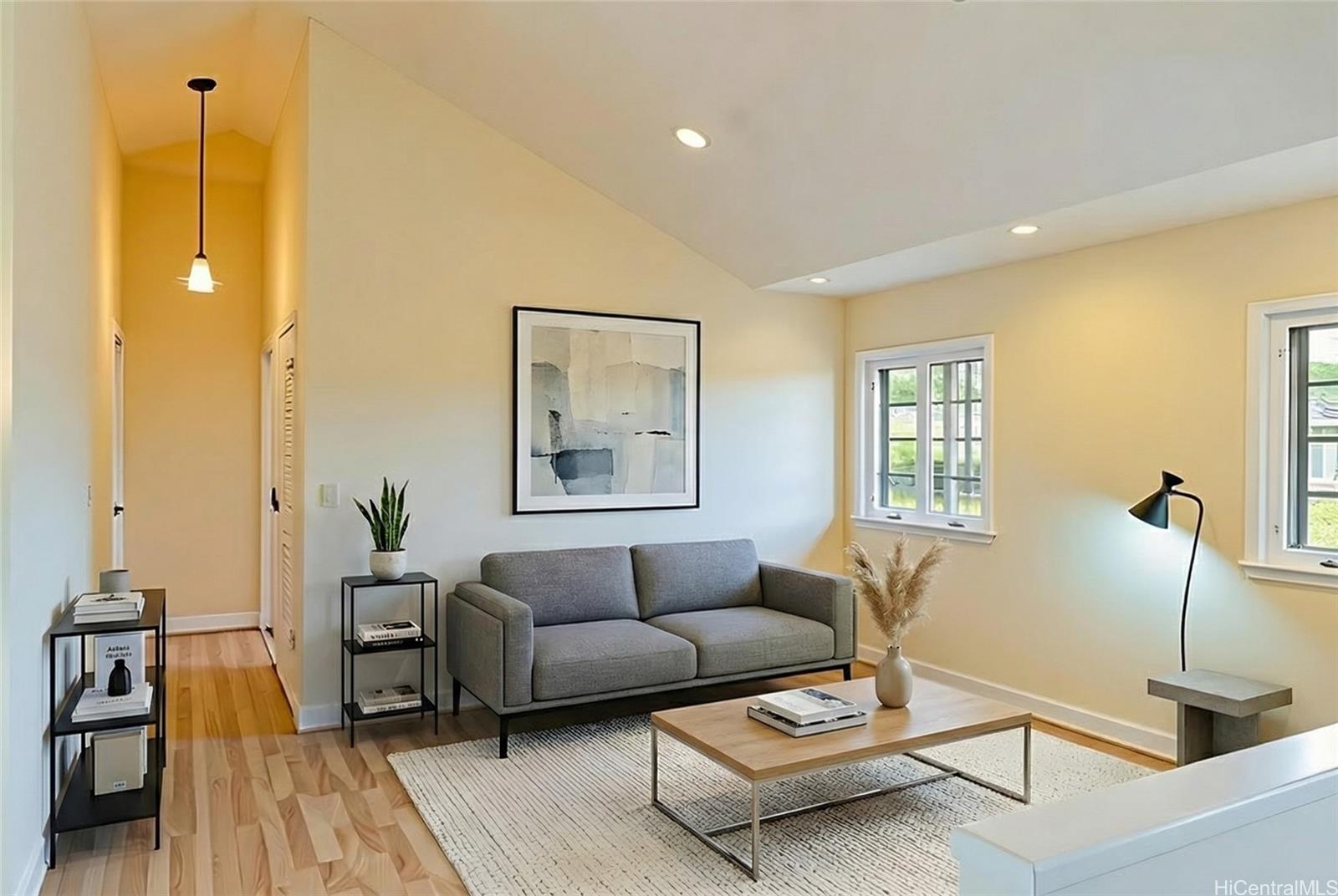 4026 Harding Avenue Honolulu, HI 96816 - Photo 9 of 18 a living room with furniture and wooden floor