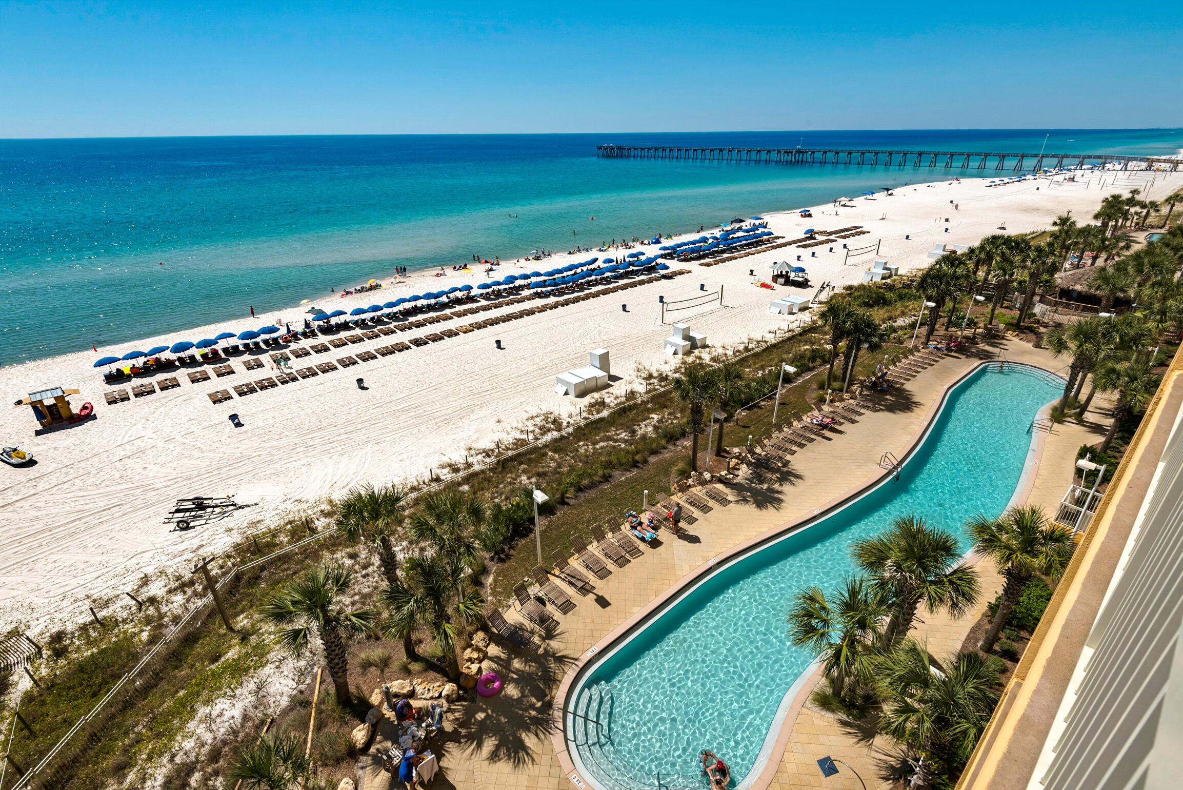 Two Gulf Front Free Form Pools