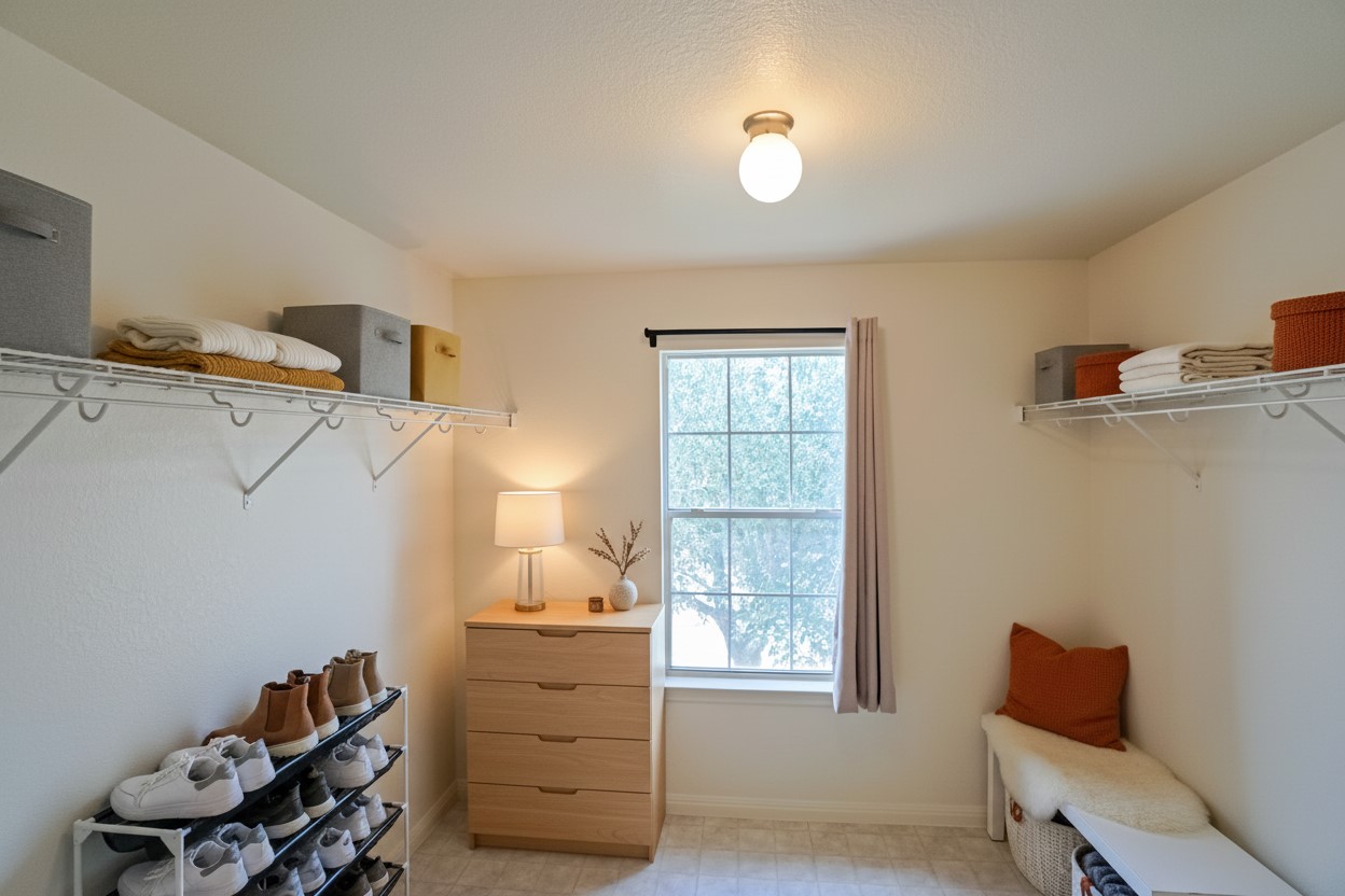 714 Lavaca Loop Elgin, TX 78621 - Photo 13 of 38 Walk in closet with light flooring