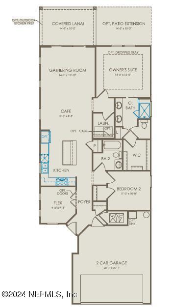 46 Fairlake Circle St. Augustine, FL 32092 - Photo 45 of 45 Contour Floorplan
