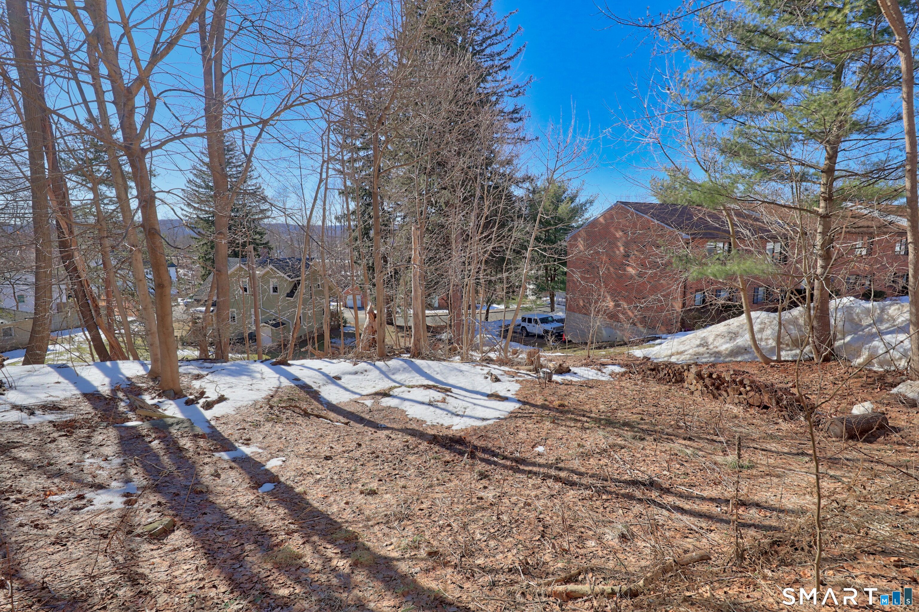 116 Hillside Avenue Torrington, CT 06790 - Photo 38 of 40 a view of a backyard with snow on the road