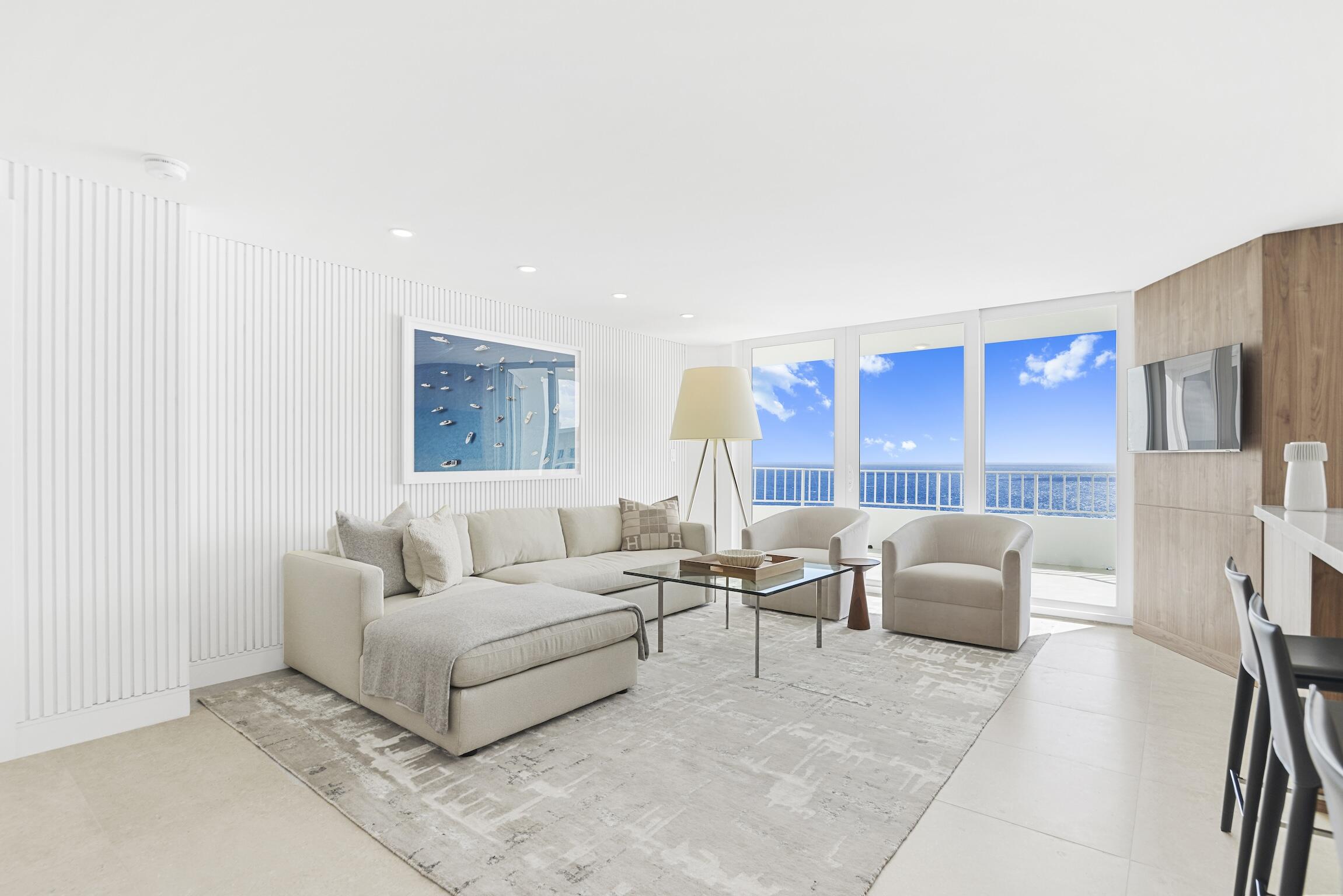 500 South Ocean Boulevard, Unit PH6 Boca Raton, FL 33432 - Photo 4 of 44 Living Room